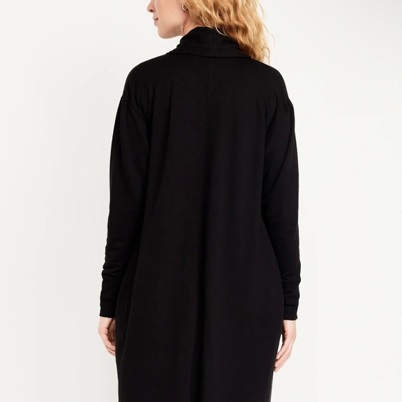 Old Navy Black Live-In Open-Front Longline Wrap - Picture 3 of 4